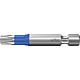 Embouts de vissage en T Torx® wiha 7045T à emmanchement 1/4", longs, avec zone de torsion, T25 x 50 mm, Cond. = 5 pièces