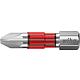 Embouts de vissage à choc Pozidriv TY wiha 7012TY à emmanchement 1/4", courts, avec zone de torsion, PZ3 x 29 mm, Cond. = 5 pièces