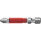 Embouts de vissage à choc Pozidriv TY wiha 7042TY à emmanchement 1/4", longs, avec zone de torsion, PZ3 x 49 mm, Cond. = 5 pièces