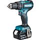 Perceuse a percussion sans fil MAKITA 18V DHP 485 RTJ avec 2x 5,0 Ah batteries et chargeur