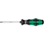 Tournevis Phillips 350 SK Kraftform Plus Séries 300, lame hexagonale, aide à la clé hexagonale, pointe Lasertip