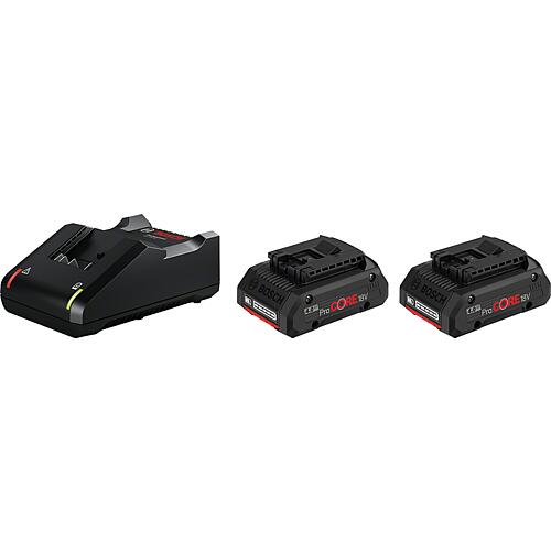 Kit de batteries 18 V, 2 x 4,0 Ah ProCORE batteries avec chargeur Standard 1