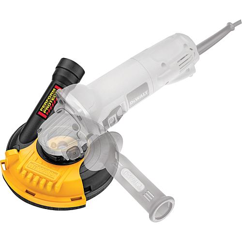 Carter d´aspiration DWE46150 pour meuleuse avec ø 115 et 125 mm Anwendung 1