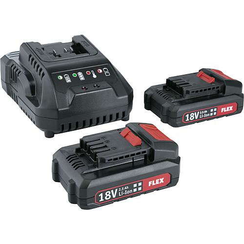 Kit FLEX Power 22 Q 18V avec 2x5,0 Ah batteries et chargeur