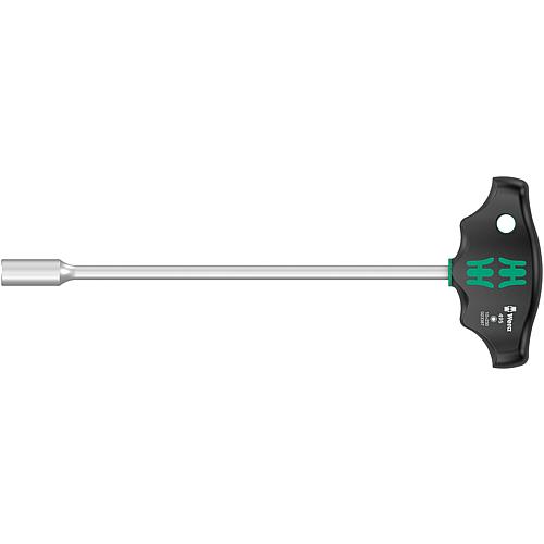 Tournevis à six pans extérieurs (ouv. de pipe) Wera 495 Séries 400 Poignée transversale SW 10,0 x 230 mm