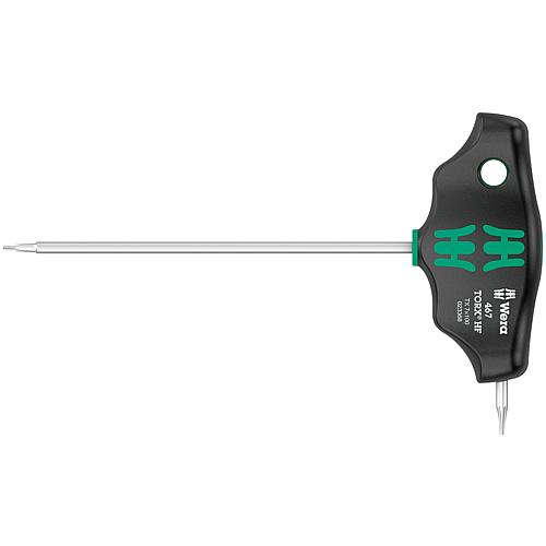 Tournevis Torx® WERA 467 HF Séries 400 manche transversal, avec fonction de retenue, T7 x 100 mm