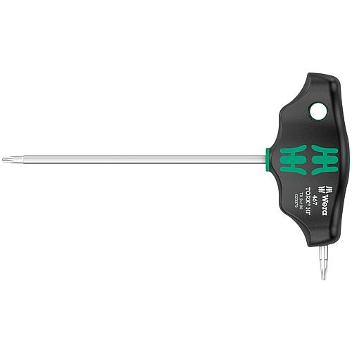 Tournevis Torx® WERA 467 HF Séries 400 manche transversal, avec fonction de retenue, T9 x 100 mm
