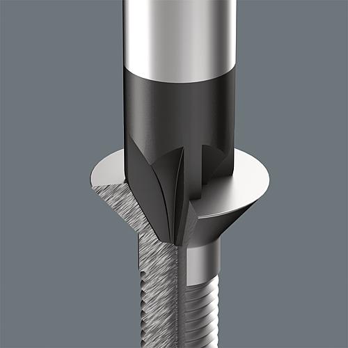 Jeu de tournevis Torx®, avec capuchon de frappe, hexagonal continu, plot pour clé, empreinte Black Point, 6 pièces Standard 5