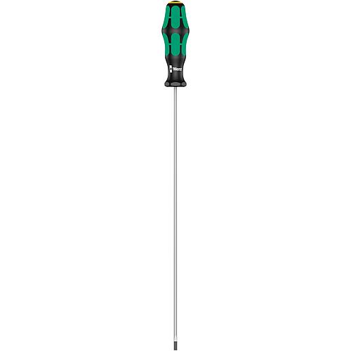 Tournevis à fente Wera 335 Kraftform Plus Séries 300, lame pour électriciens, lame ronde, SL4,0 x 0,8 x 300 mm