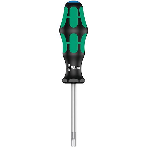 Tournevis pour vis à six pans creux Wera 354 Kraftform Plus Séries 300, lame ronde, Hex-Plus, SW 6,0 x 80 mm