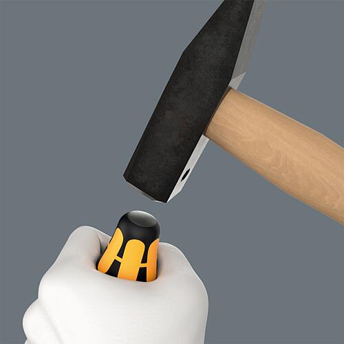 Tournevis Torx® avec embout à frapper 977 Kraftform Plus Séries 900, lame traversante hexagonale Anwendung 1