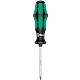 Tournevis Pozidriv Wera 355 Kraftform Plus Séries 300, lame ronde, pointe Lasertip, PZ3 x 150 mm