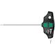 Tournevis Torx® WERA 467 HF Séries 400 manche transversal, avec fonction de retenue, T7 x 100 mm