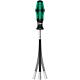 Tournevis à six pans extérieurs (pour colliers de serrage) Wera 391 Kraftform Plus série 300, lame flexible, ronde, SW 8,0 x 167 mm