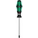 Tournevis Torx®-TH (avec perçage) Wera 3867 BO Kraftform Plus Séries 300, lame ronde, pointe Black Point, T40H x 130 mm