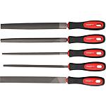 Jeu de limes pour métaux, 5 pièces