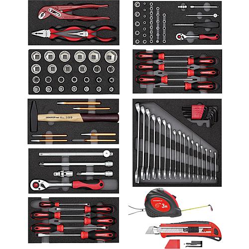 Assortiment d´outils, dans module en mousse, 119 pièces Standard 1