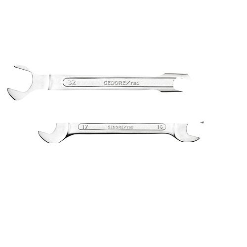 Jeu de clés à fourche double, métrique, courtes Anwendung