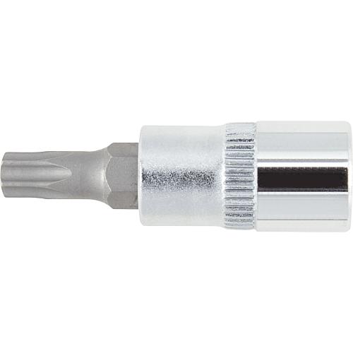 Jeu de douilles tournevis 1/4" TORX®, court, R4245
 Standard 1