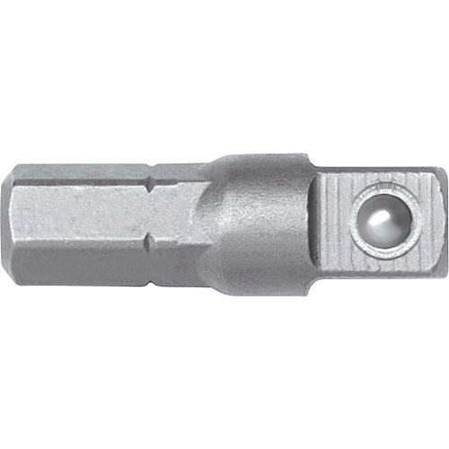 Adaptateur d'entraînement 1/4" carré x 1/4" hexagonal
 Standard 1