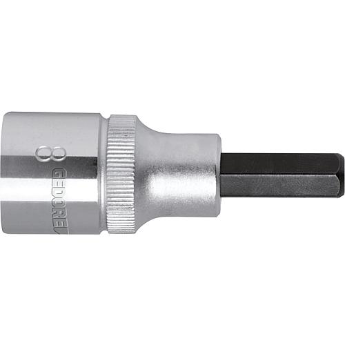 Jeu de douilles tournevis 1/2" femelle, métrique, court, R6255
 Standard 1