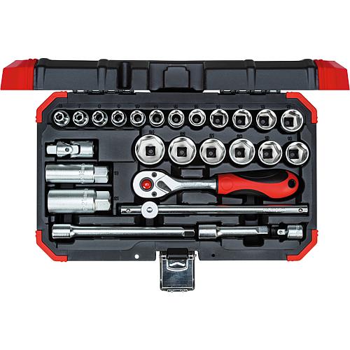 Kit cliquet 3/8", 26 pièces Standard 1