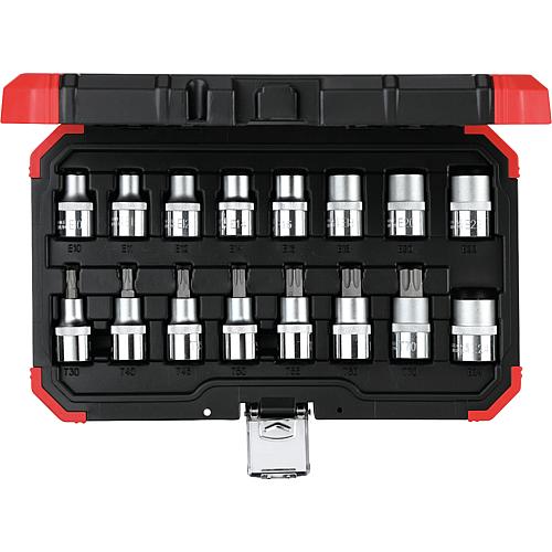 Jeu de douilles 1/2" Torx®, 16 pièces Standard 1