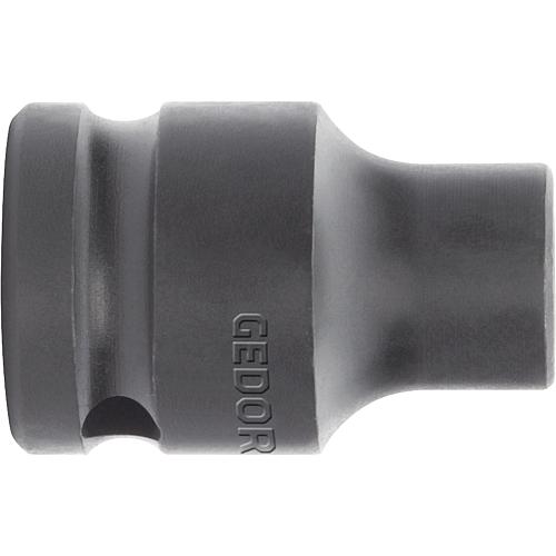 Douille Impact GEDORE red 1/2" 6 pans, court, SW=13 L=38mm