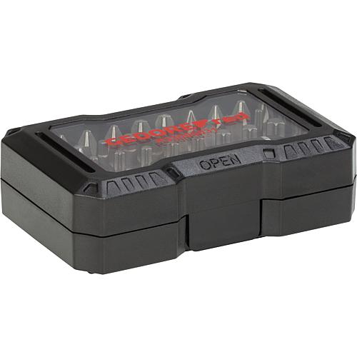 Jeu d'embouts 1/4", à fente, Phillips, Pozidriv, Torx®, Six pans creux, 32 pièces