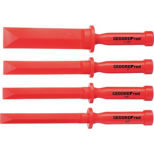 Set de burins GEDORE red 4 pieces, longueur 275mm