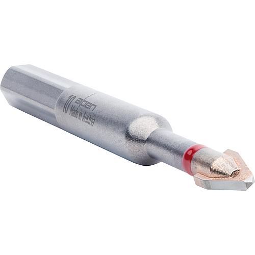 Foret à carrelage Alpen C-Protector tige anti-dérapante Anwendung 2