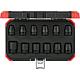 Jeu de douilles impact 1/2", 12 pièces Standard 1