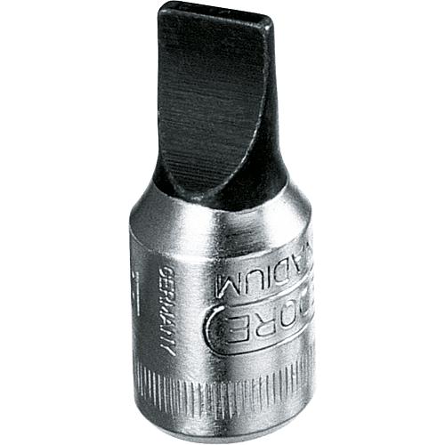 Embouts de tournevis 1/4" fente, métrique, courts Standard 1