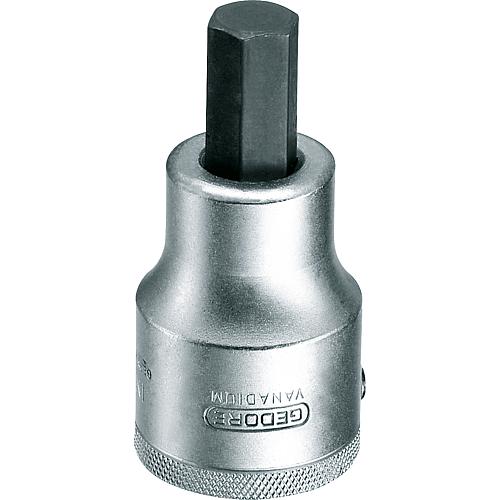 Embout de tournevis 3/4" Six pans creux, métrique, court Standard 1