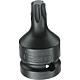 Douille impact 1/2" TORX® mâle, métrique, courte Standard 1