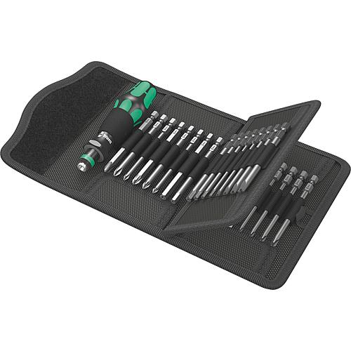 Kit de tournevis à baïonnette pour embouts KK 62, à fente, Phillips, Pozidriv, Torx®Plus, à six pans creux, à serrage, 33 pièces Standard 1