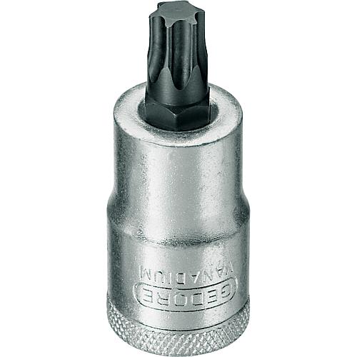 Embout de tournevis 1/2" Torx® mâle, métrique, court