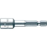 Embouts pour cliquet 6 pans extérieurs Embouts 7044M à emmanchement 1/4", métrique, magnétique
