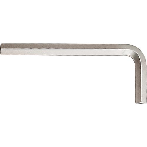 Clé pour serrage angulaire pour six pans creux, forme courte, nickelé brillant Standard 1