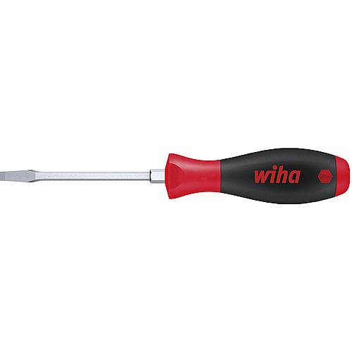 Tournevis à fente wiha 308 SoftFinish®, lame hexagonale, SL4,5 x 0,8 x 90 mm