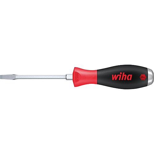 Tournevis à fente avec embout à choc 530 SoftFinish®, lame traversante avec aide à la clé hexagonale, pointe ChromTop®. Standard 1
