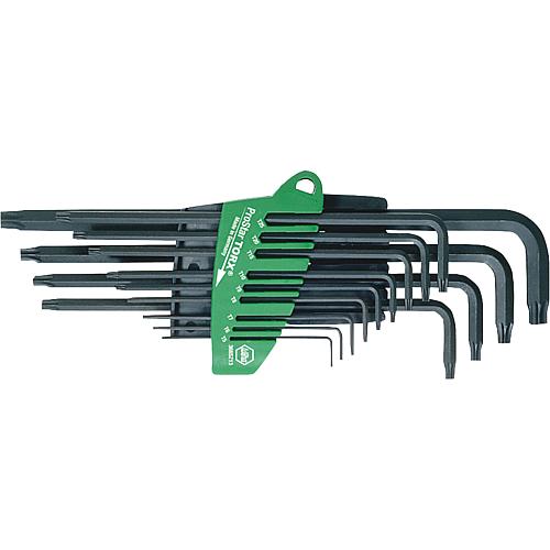 Jeu de clés six pans Torx® bruni, 13 pièces Standard 1