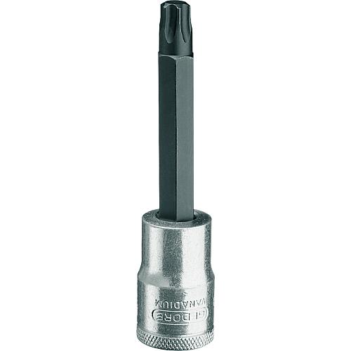 Embout de tournevis 1/2" Torx® mâle, métrique, long