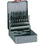 Coffret de forets métaux HSS, DIN 338 RN, 50 pièces