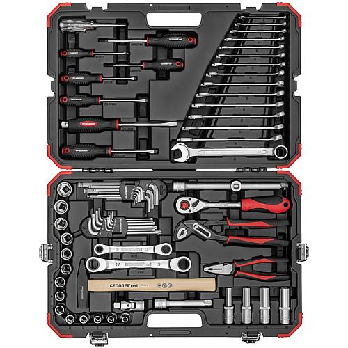 Kit cliquet 1/2", 69 pièces Standard 1