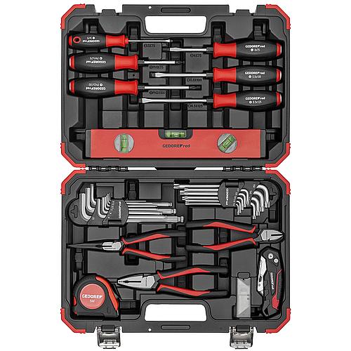 Mallette à outils Mesure-Coupe-Vis, 43 pièces Standard 1