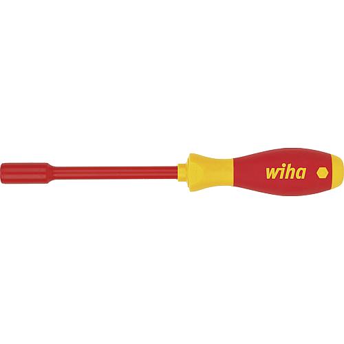 Tournevis VDE à six pans (ouv. de pipe) wiha 322 SoftFinish® electric, SW 6,0 x 125 mm