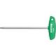 Tournevis Torx® wiha 364, clé six pans Torx® avec manche transversal, pointe ChromTop®, T27 x 200 mm