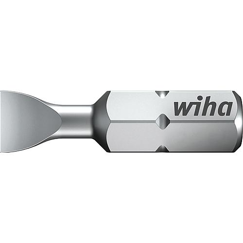 Embout à fente wiha 7010Z standard avec entraînement 1/4", métrique, court, SL8,0 x 1,6 x 25 mm