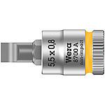Douilles pour cliquet 8700 A FL Noix à embout avec entraînement 1/4", métrique, courte